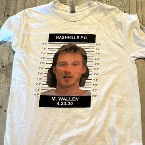Morgan Wallen mugshot tee